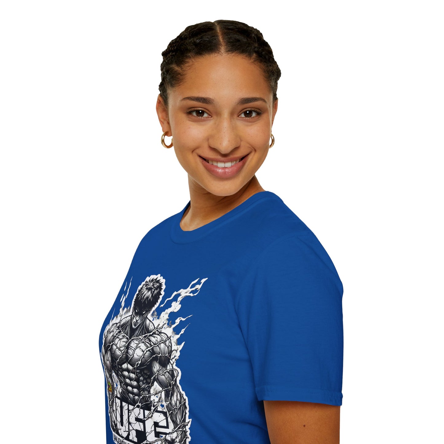 with - UFC T Shirt | Unleash Fierce Confidence | UFC Tee with Baki Anime Inspiration for Athletes - custom-made. perfect gift idea. Order yours now and stand out with this exclusive piece!