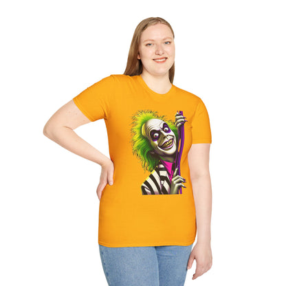 Tee - Beetlejuice Shirt | Funny Beetlejuice Shirt | Halloween Horror Shirt | Beetlejuice Costume Tee - custom-made. limited stock. Order yours now and stand out with this exclusive piece!