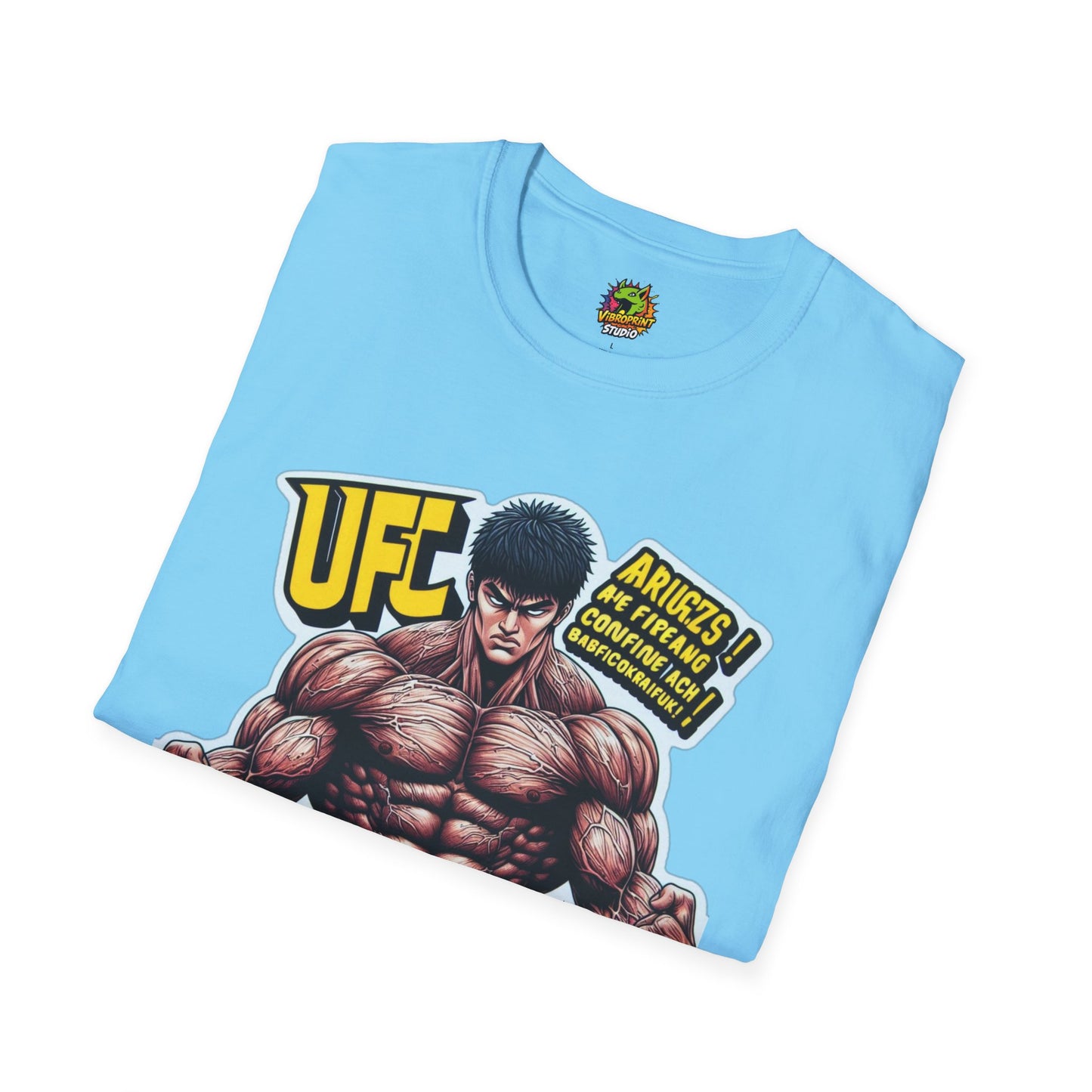 UFC T Shirt | Unleash Fierce Confidence | Motivational UFC Tee with Baki Anime Elements