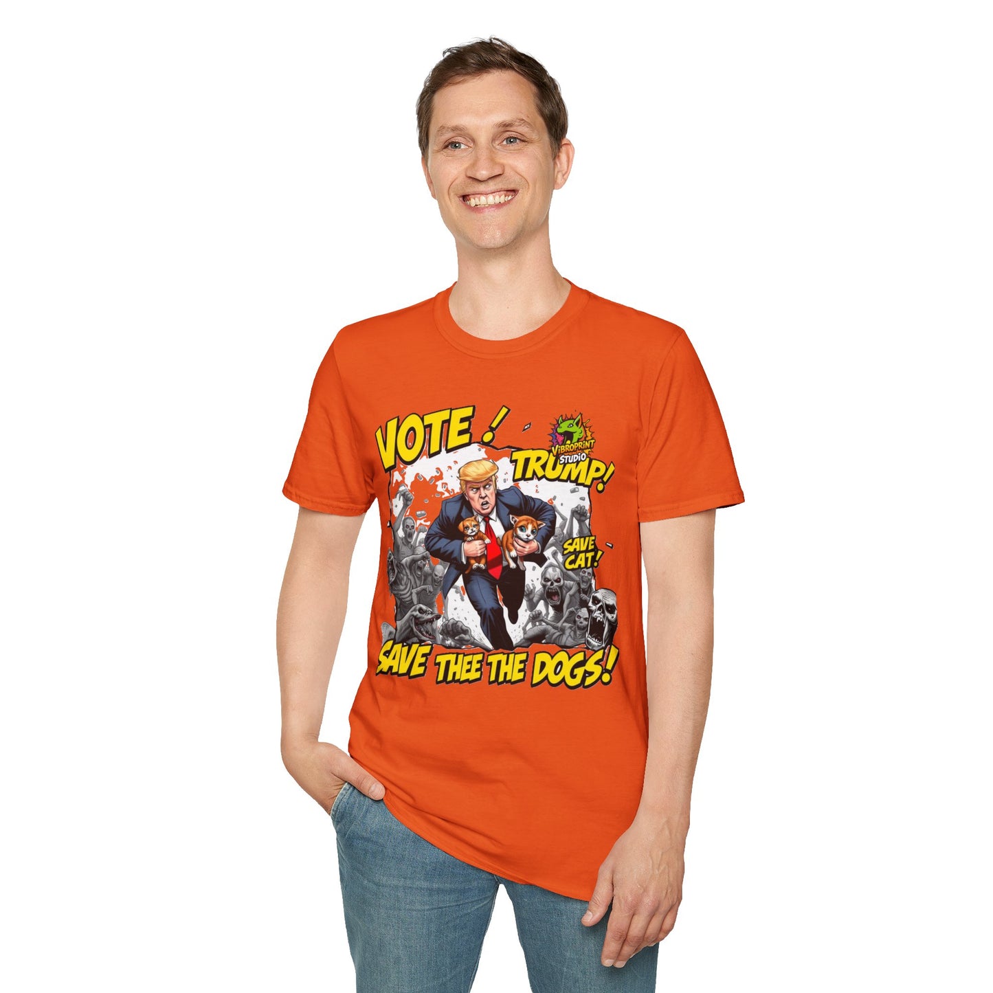 They're - They're Eating the Dogs Shirt | Trump Election Humor Tee | Funny Political T-Shirt - custom-made. limited stock. Order yours now and stand out with this exclusive piece!