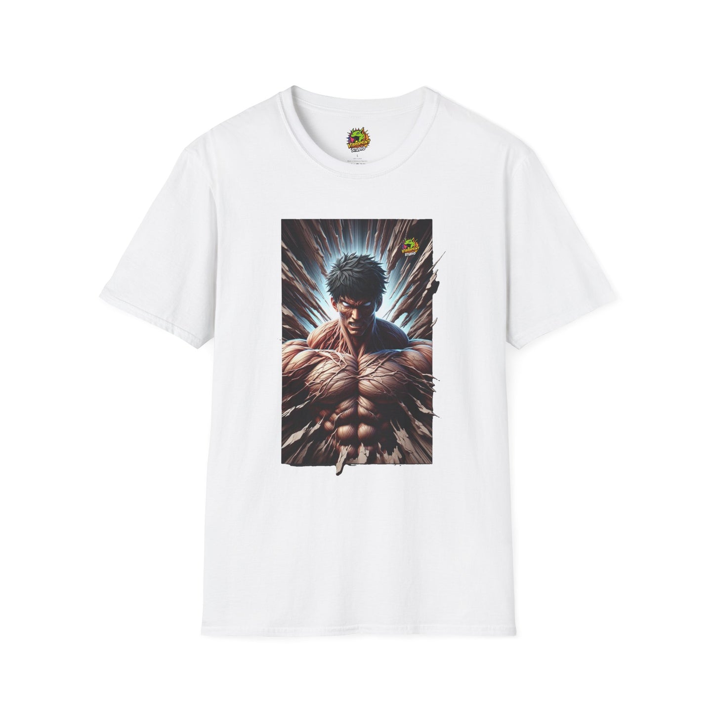 Anime - UFC T Shirt | Unleash Fierce Confidence | Motivational UFC Tee with Baki Anime Influence - premium material. limited stock. Order yours now and stand out with this exclusive piece!