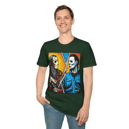 Jason & Michael Halloween Shirt | Funny Vintage Horror Tee