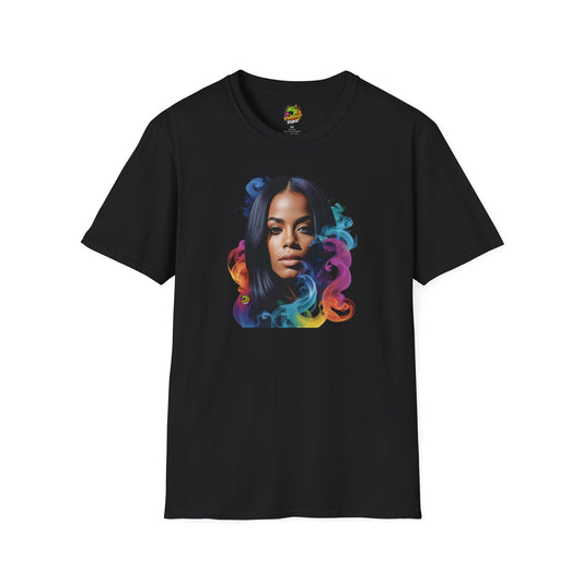 Aaliyah shirt | Remembering a Legend | Memorial Tribute to the Princess of R&B - High Quality Image