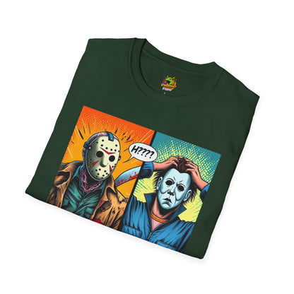 Jason Voorhees & Michael Myers Shirt | Funny Halloween Picnic Tee