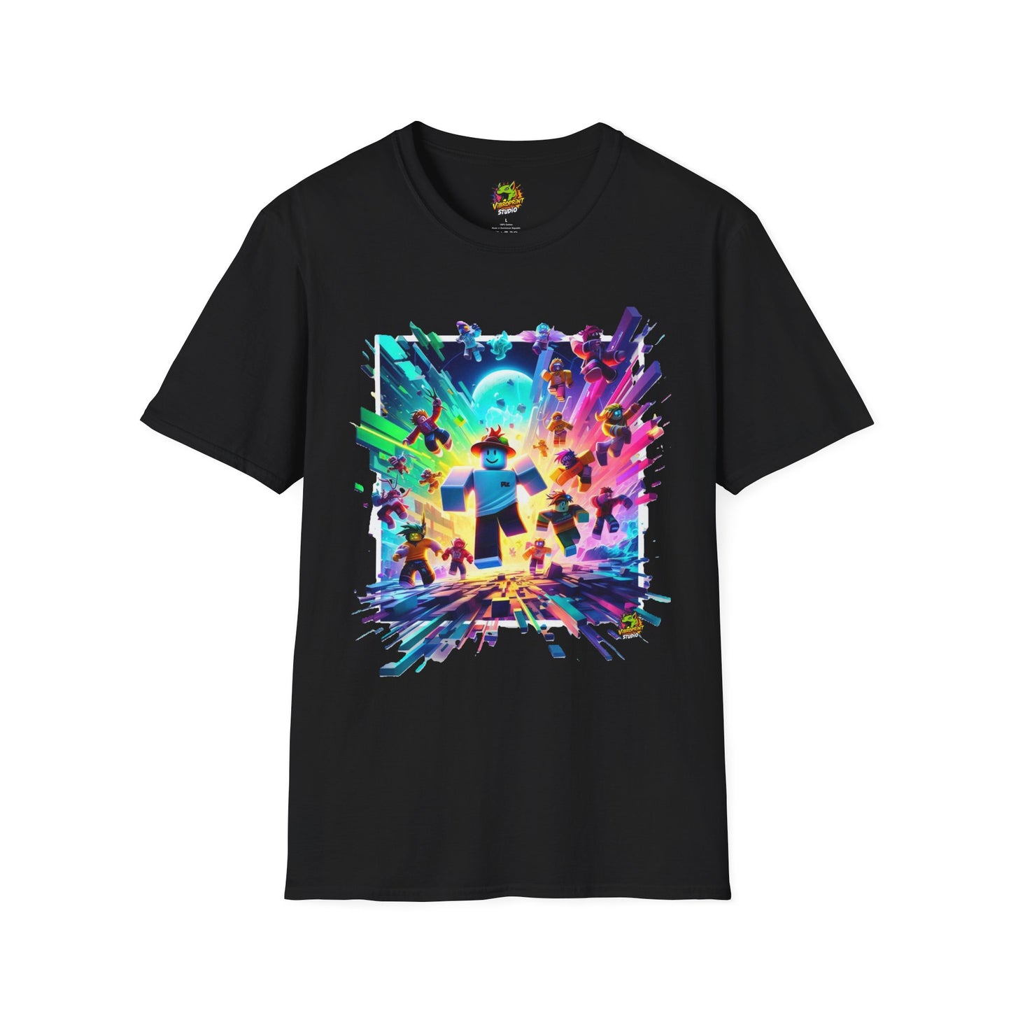 Cool Roblox Adventure Tee for Kids | Roblox Graphic T-Shirt | Roblox Clothing for Boys & Girls | Fun Gift for Roblox Fans - High Quality Image