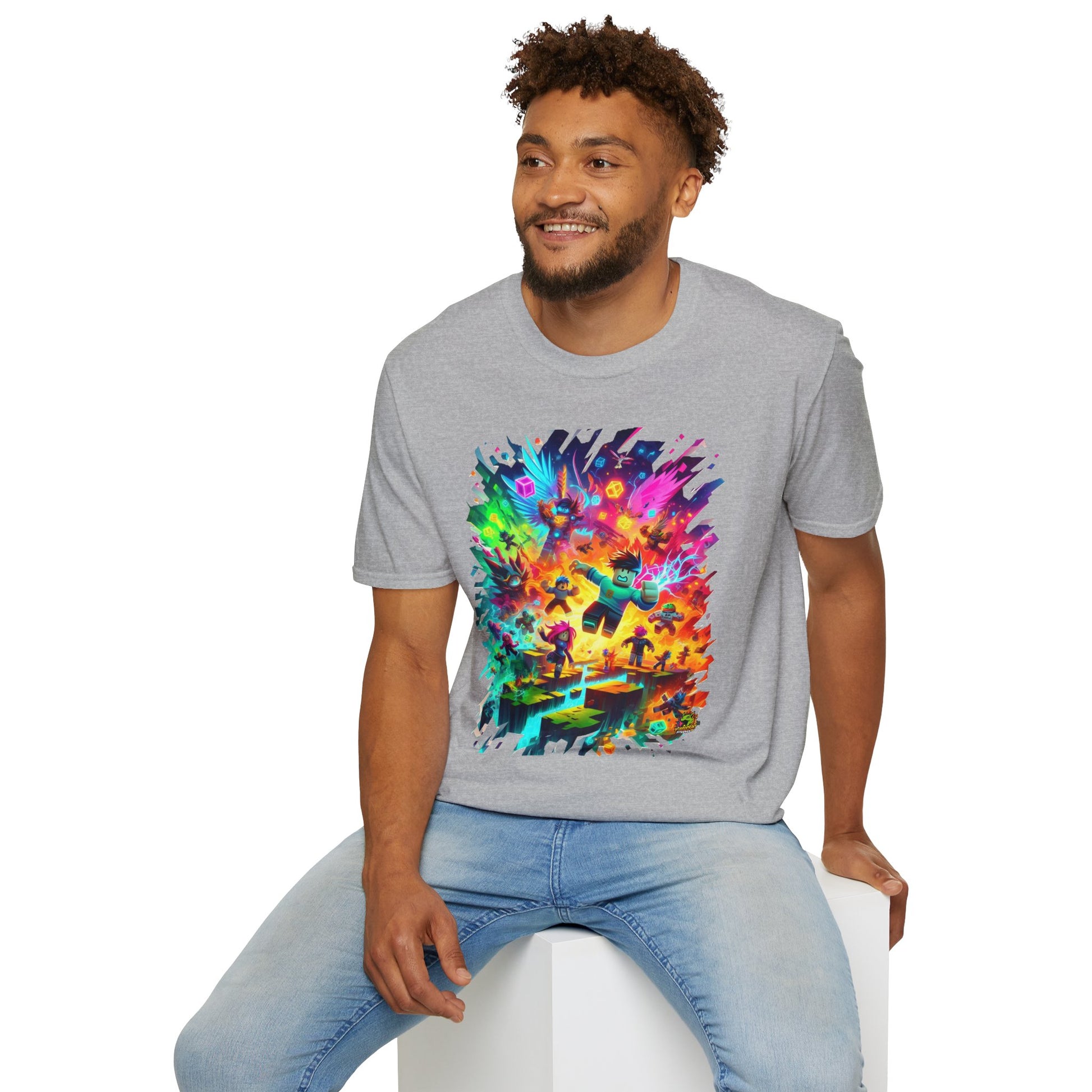 product - Roblox Player T-Shirt for Kids | Roblox Clothing for Boys & Girls | Cool Roblox Graphic Tee | Roblox Merch Gift - premium material. limited stock. Order yours now and stand out with this exclusive piece!