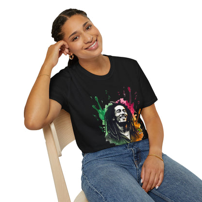 T-Shirt - Bob Marley T-Shirt - Reggae Icon - custom-made. perfect gift idea. Order yours now and stand out with this exclusive piece!