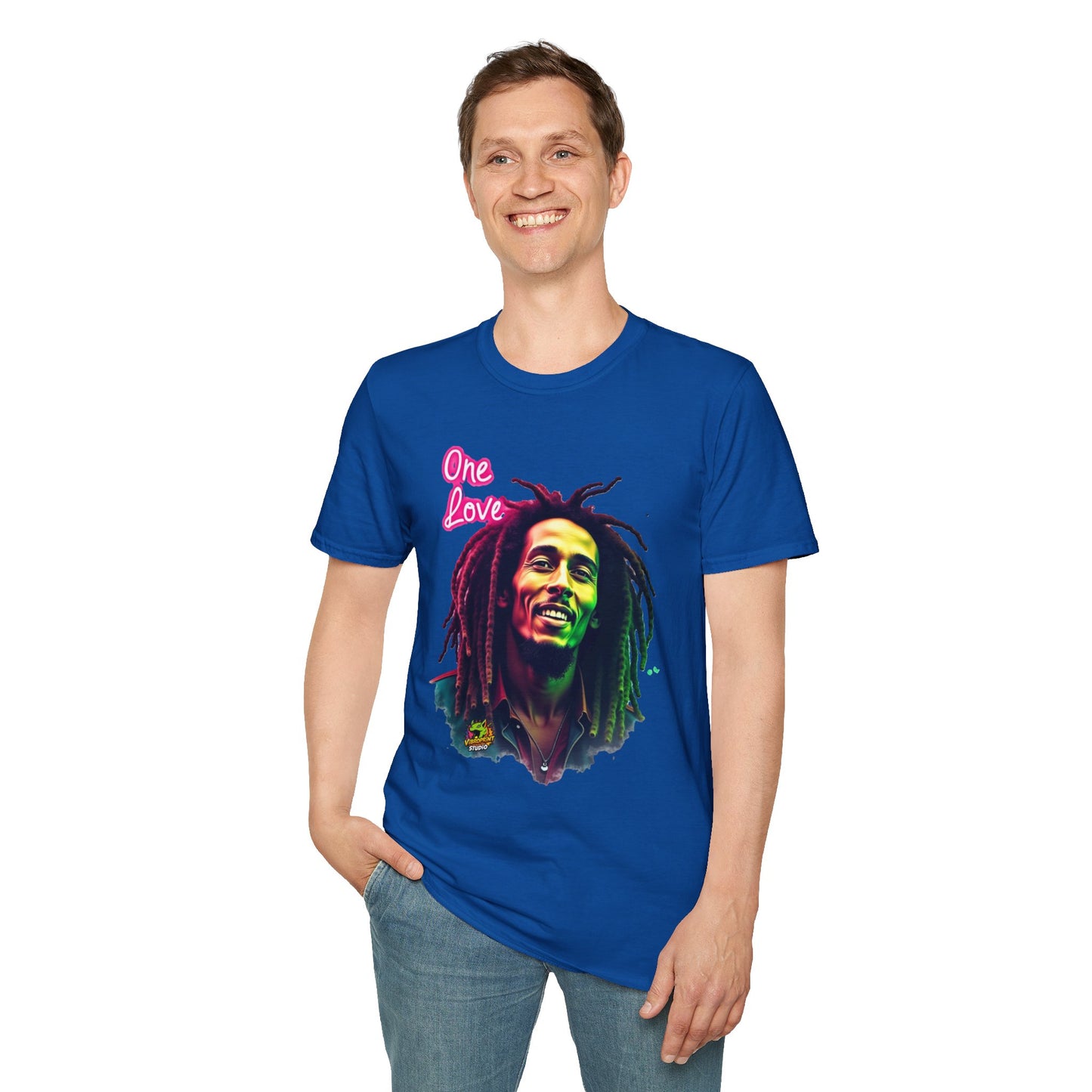 Bob Marley T-Shirt - Lion of Judah - VibroPrint Studio