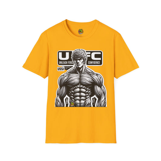 UFC T Shirt | Unleash Fierce Confidence | UFC Tee Inspired by Baki Anime T Shirt for Fitness Lovers - High Quality Image