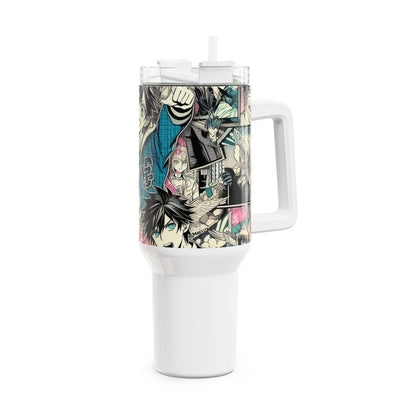 Geeky - Stanley cup | Geeky Cartoon Drinkware | Colorful Anime Tumbler for Fans - premium material. limited stock. Order yours now and stand out with this exclusive piece!