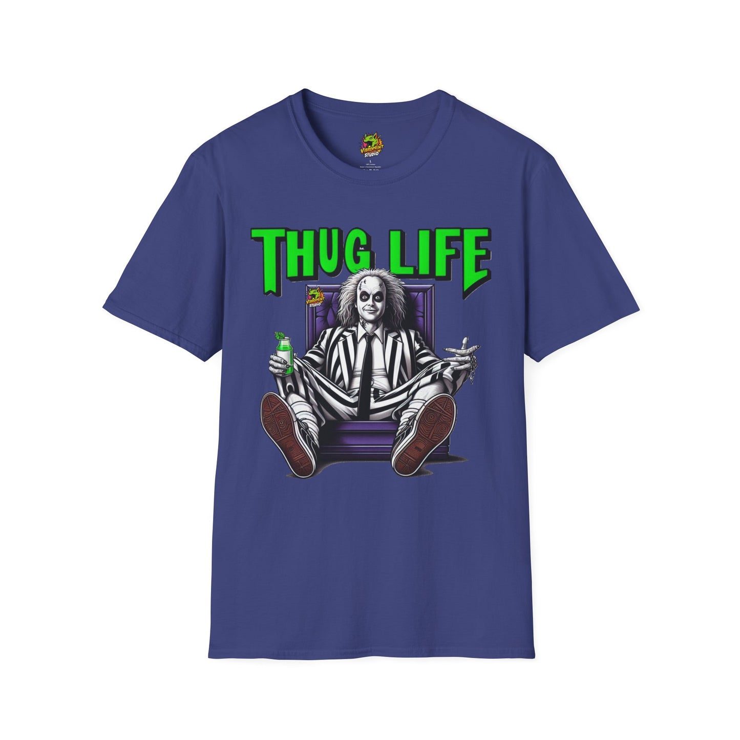 Thug - Beetlejuice Shirt | Thug Life Halloween T-Shirt | Creepy Beetlejuice Graphic Tee - premium material. perfect gift idea. Order yours now and stand out with this exclusive piece!