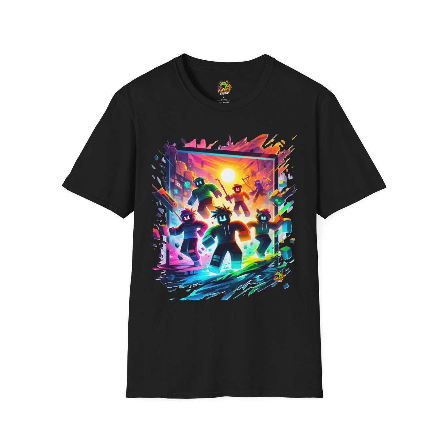 Roblox Adventure T-Shirt for Boys & Girls | Roblox Graphic Tee | Roblox Kids Clothing | Great Roblox Gift - High Quality Image