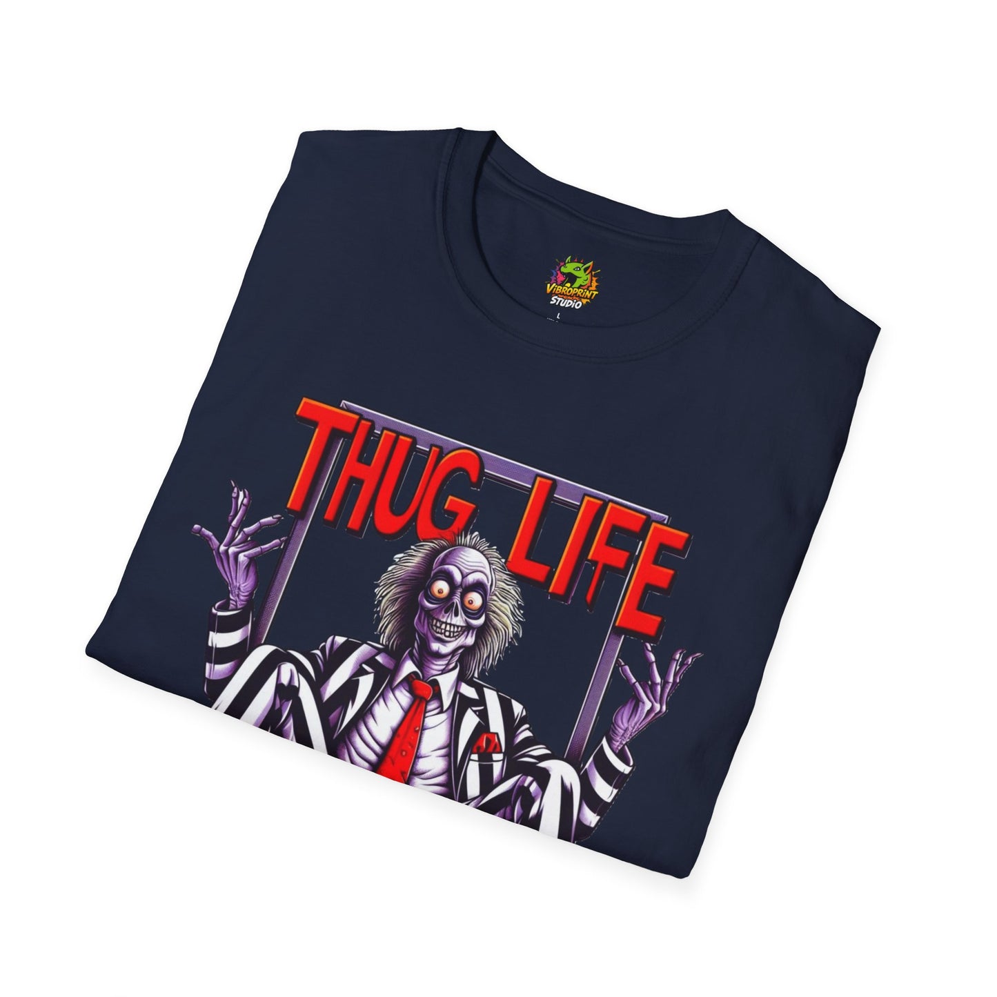 high-quality - Beetlejuice Shirt | Funny Thug Life Graphic T-Shirt | Halloween Beetlejuice Tee - premium material. limited stock. Order yours now and stand out with this exclusive piece!