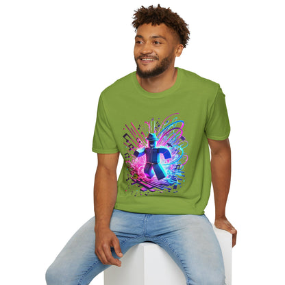 exclusive - Roblox T-Shirt - Neon Block Party - custom-made. limited stock. Order yours now and stand out with this exclusive piece!