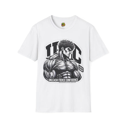 Inspiration - UFC T Shirt | Unleash Fierce Confidence | UFC Tee with Baki Anime T Shirt Inspiration - custom-made. limited stock. Order yours now and stand out with this exclusive piece!