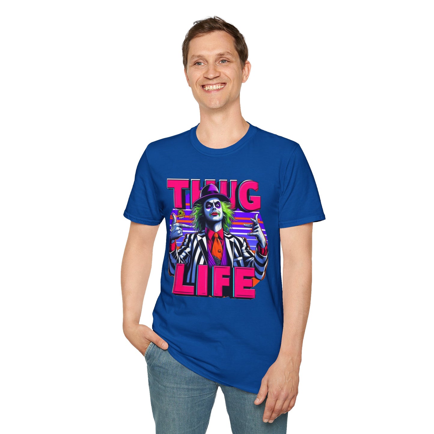 Halloween - Beetlejuice Shirt | Thug Life Graphic Shirt | Funny Halloween Beetlejuice Tee - premium material. perfect gift idea. Order yours now and stand out with this exclusive piece!