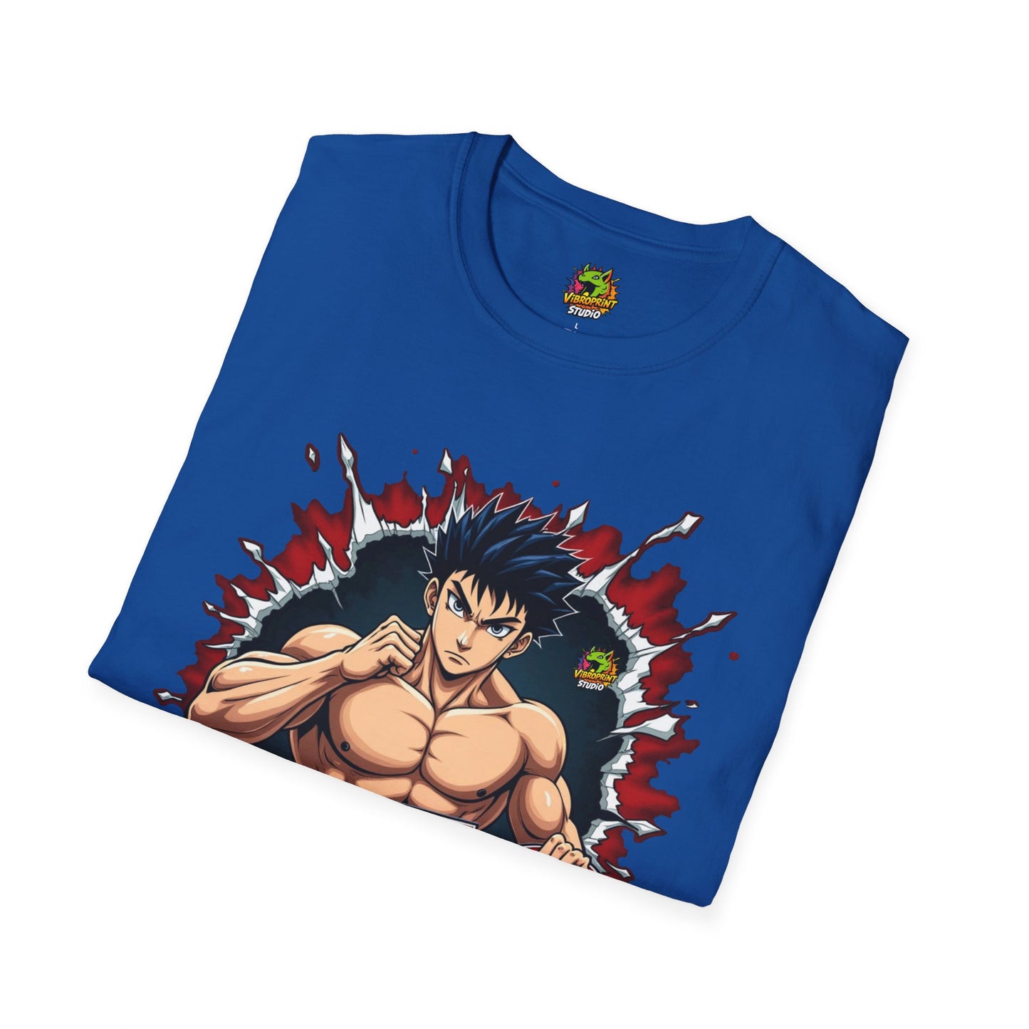 Baki - UFC T Shirt | Unleash Fierce Confidence | UFC Tee Inspired by Baki Anime for Fitness Enthusiasts - custom-made. perfect gift idea. Order yours now and stand out with this exclusive piece!