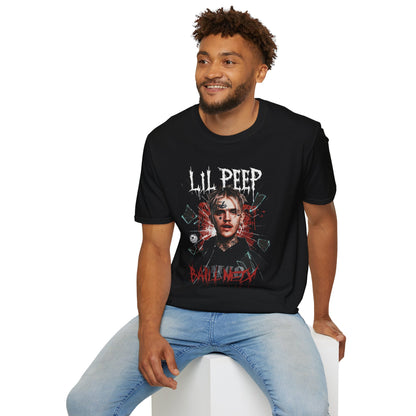 Close-up Lil Peep T-Shirt Fabric - Vibroprint Studio