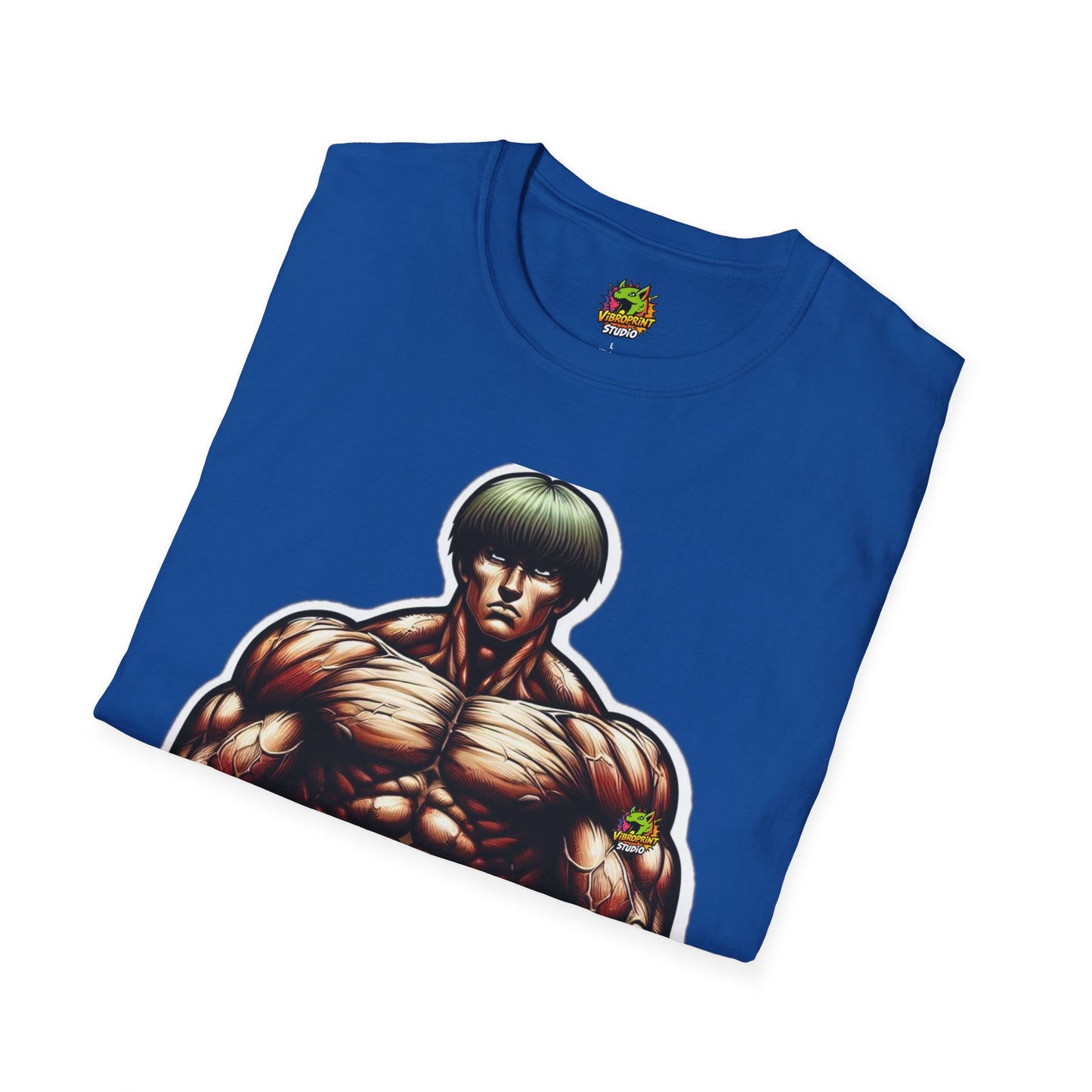 Tee - UFC T Shirt | Unleash Fierce Confidence | UFC Tee with Baki Anime Elements for Athletes - custom-made. limited stock. Order yours now and stand out with this exclusive piece!