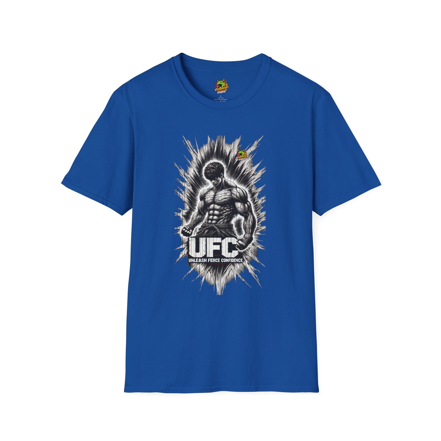 with - UFC T Shirt | Unleash Fierce Confidence | Motivational UFC Tee with Baki Anime T Shirt - custom-made. perfect gift idea. Order yours now and stand out with this exclusive piece!