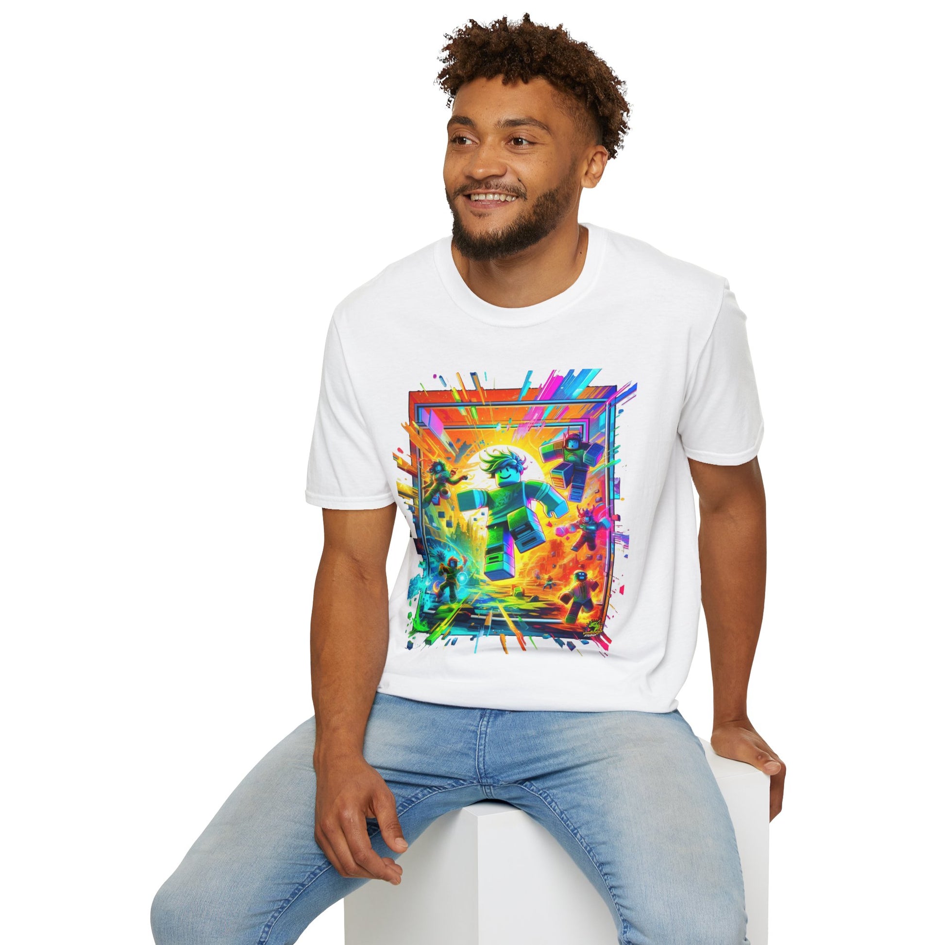 Clothing - Unique Roblox Game Tee for Boys & Girls | Roblox Avatar Graphic T-Shirt | Cool Roblox Clothing | Perfect Roblox Gift - custom-made. perfect gift idea. Order yours now and stand out with this exclusive piece!