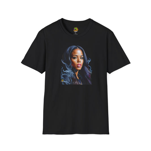 Aaliyah shirt | Honoring the Legacy of the Queen of Urban Pop | Memorial Tribute Tee - High Quality Image