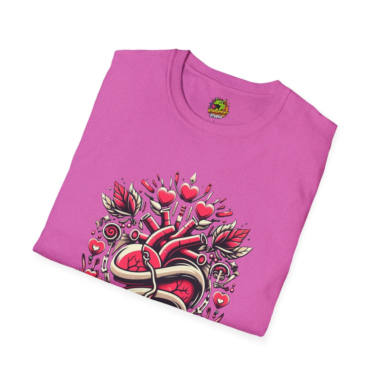 Close-up Valentine's Day T-Shirt - Soft Unisex Tee Fabric