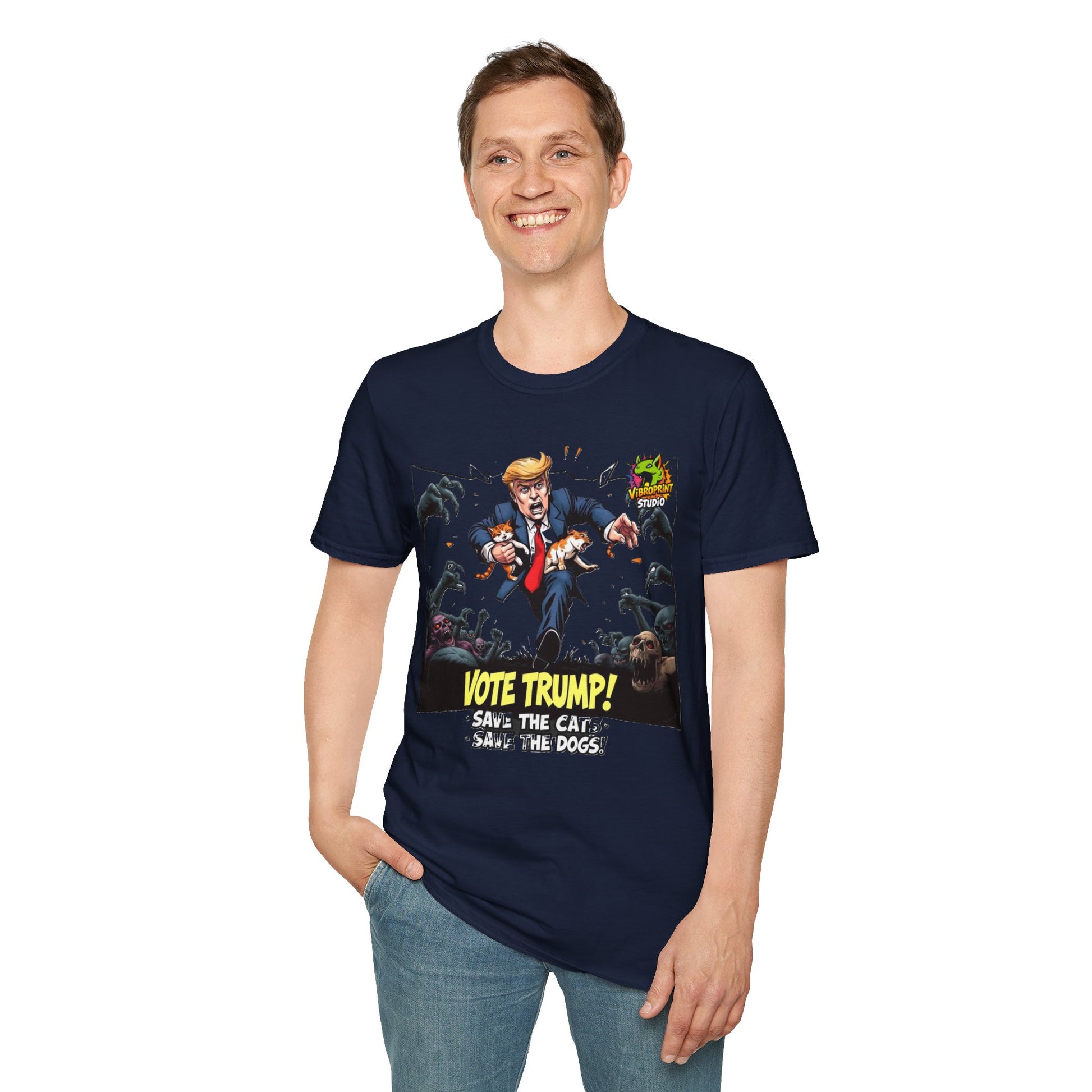 Graphic - They're Eating the Dogs Shirt | Political Humor Tee | Trump Election Meme Graphic Shirt - premium material. perfect gift idea. Order yours now and stand out with this exclusive piece!