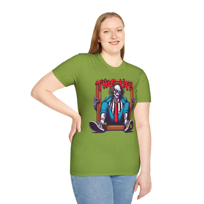 high-quality - Beetlejuice Shirt | Thug Life Inspired Tee | Halloween Graphic T-Shirt | Spooky Beetlejuice Style - premium material. perfect gift idea. Order yours now and stand out with this exclusive piece!