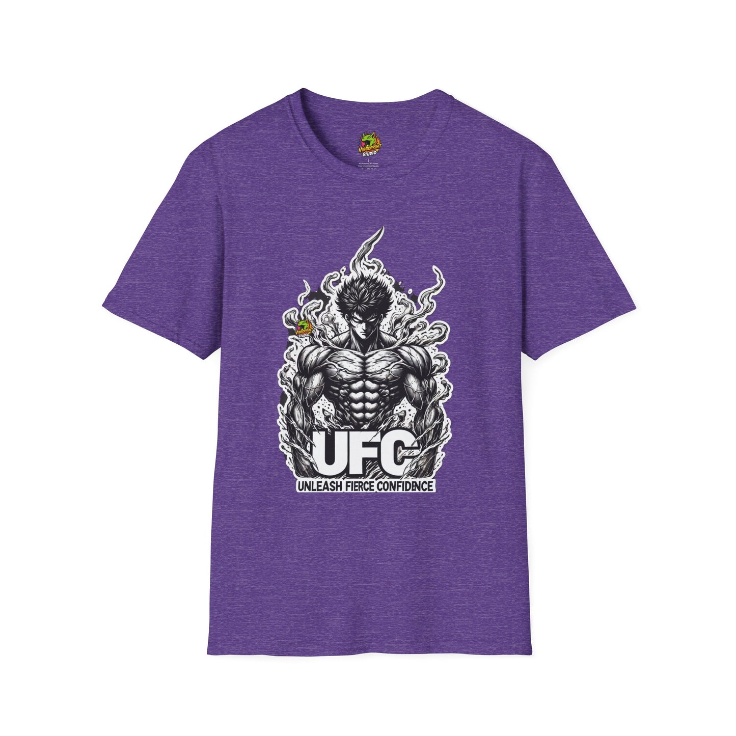 Motivational - UFC T Shirt | Unleash Fierce Confidence | Motivational UFC Tee with Baki Anime Influence - premium material. limited stock. Order yours now and stand out with this exclusive piece!