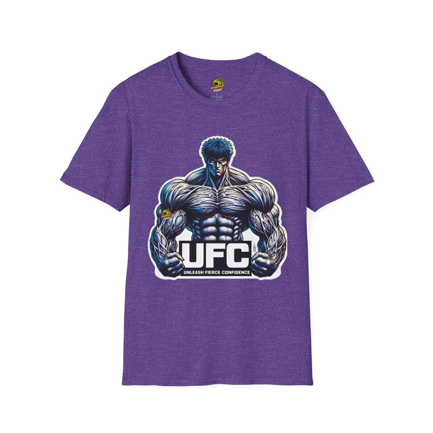 Anime - UFC T Shirt | Unleash Fierce Confidence | Motivational UFC Tee with Baki Anime Inspiration for Gym - premium material. perfect gift idea. Order yours now and stand out with this exclusive piece!