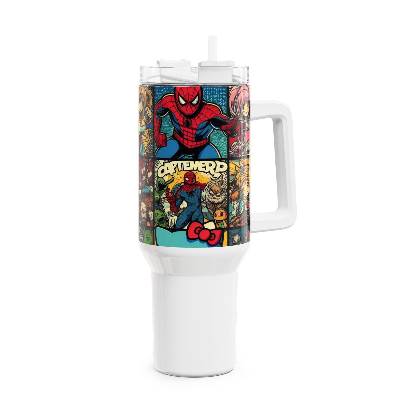 | - Stanley cup | Geeky Drinkware for Anime Fans | Colorful Cartoon Tumbler - premium material. perfect gift idea. Order yours now and stand out with this exclusive piece!