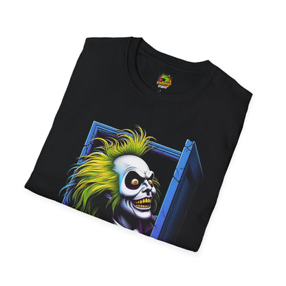 Tee - Beetlejuice Shirt | Halloween Classic Movie Tee | Beetlejuice Inspired Graphic T-Shirt | Spooky Gift Idea - custom-made. limited stock. Order yours now and stand out with this exclusive piece!