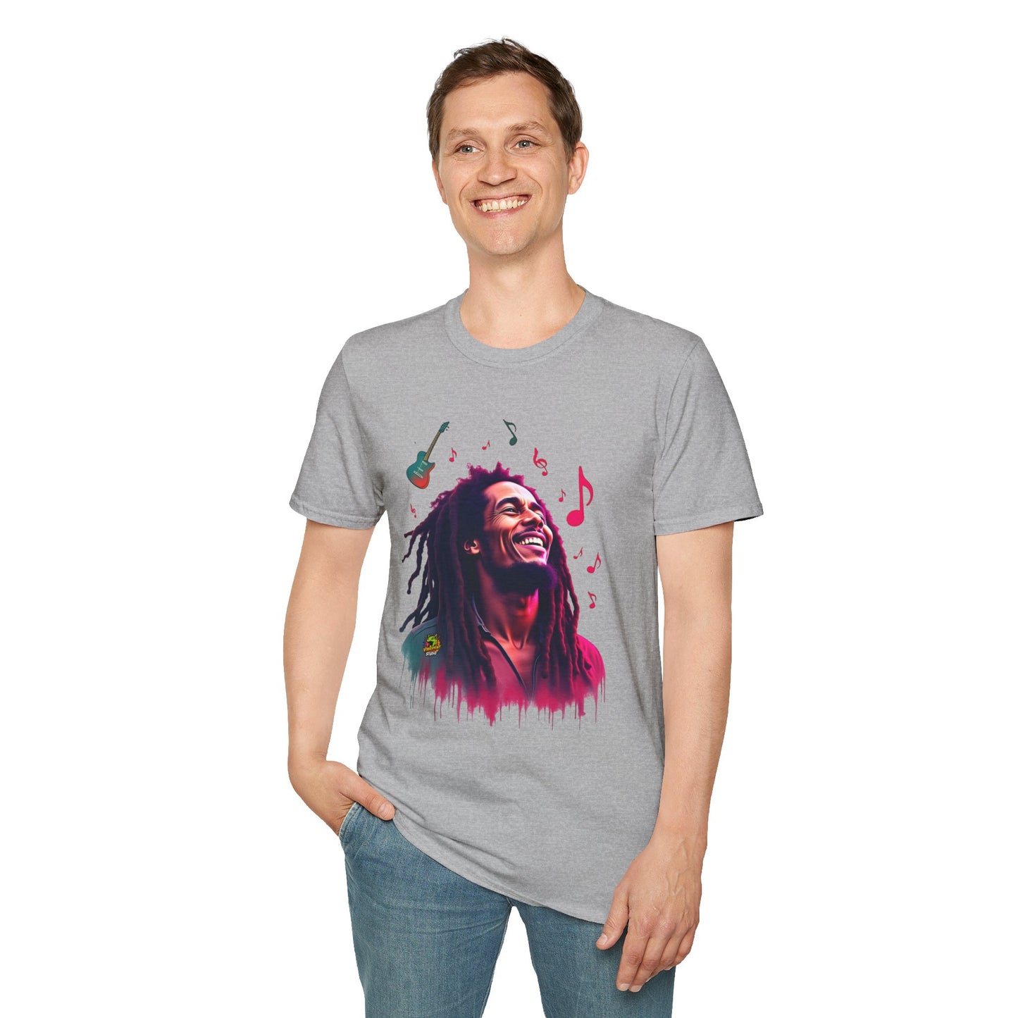 Marley - Bob Marley T-Shirt - Vibrant Rasta Revolution - custom-made. perfect gift idea. Order yours now and stand out with this exclusive piece!