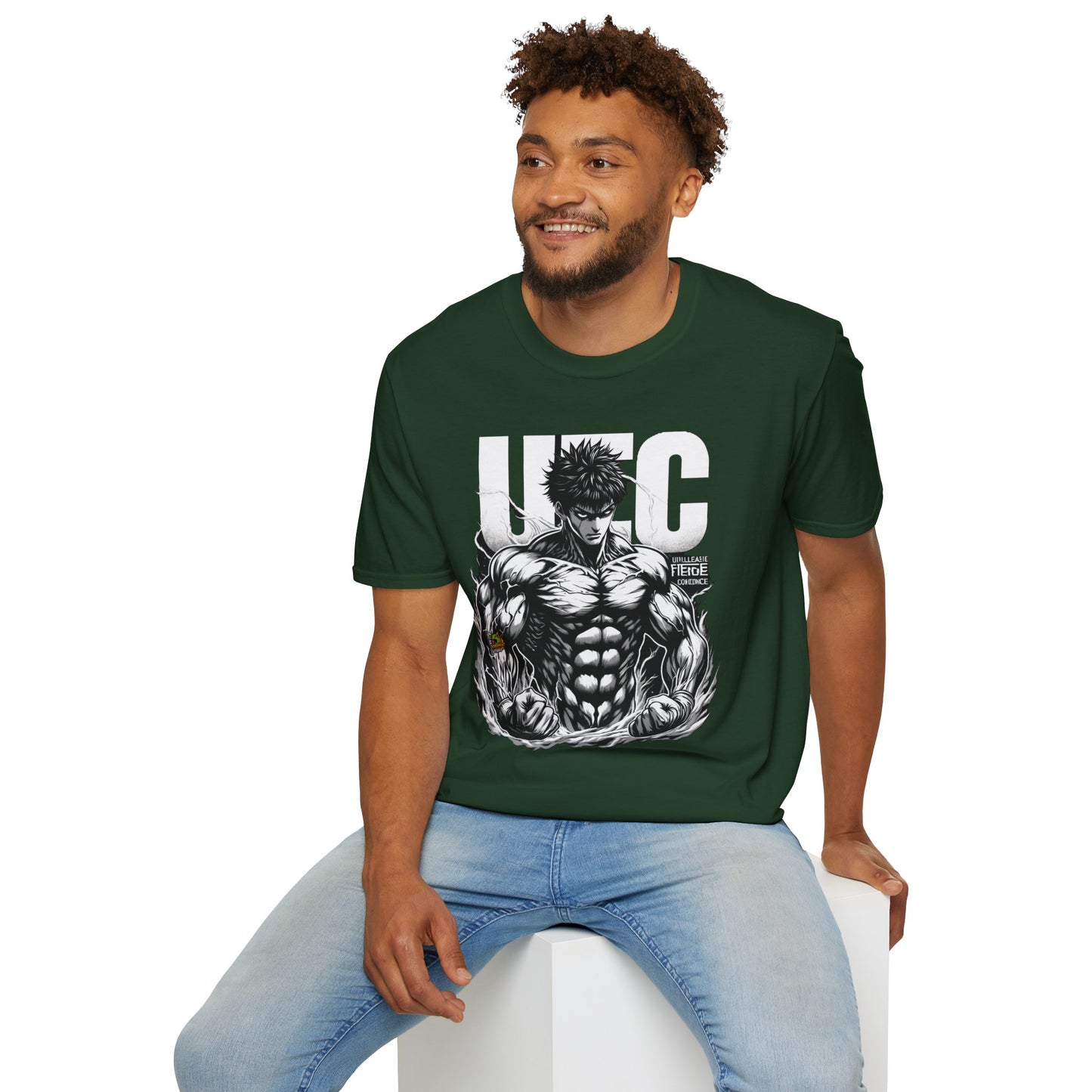 UFC T Shirt | Unleash Fierce Confidence | UFC Tee for Fitness and Baki Anime Fans