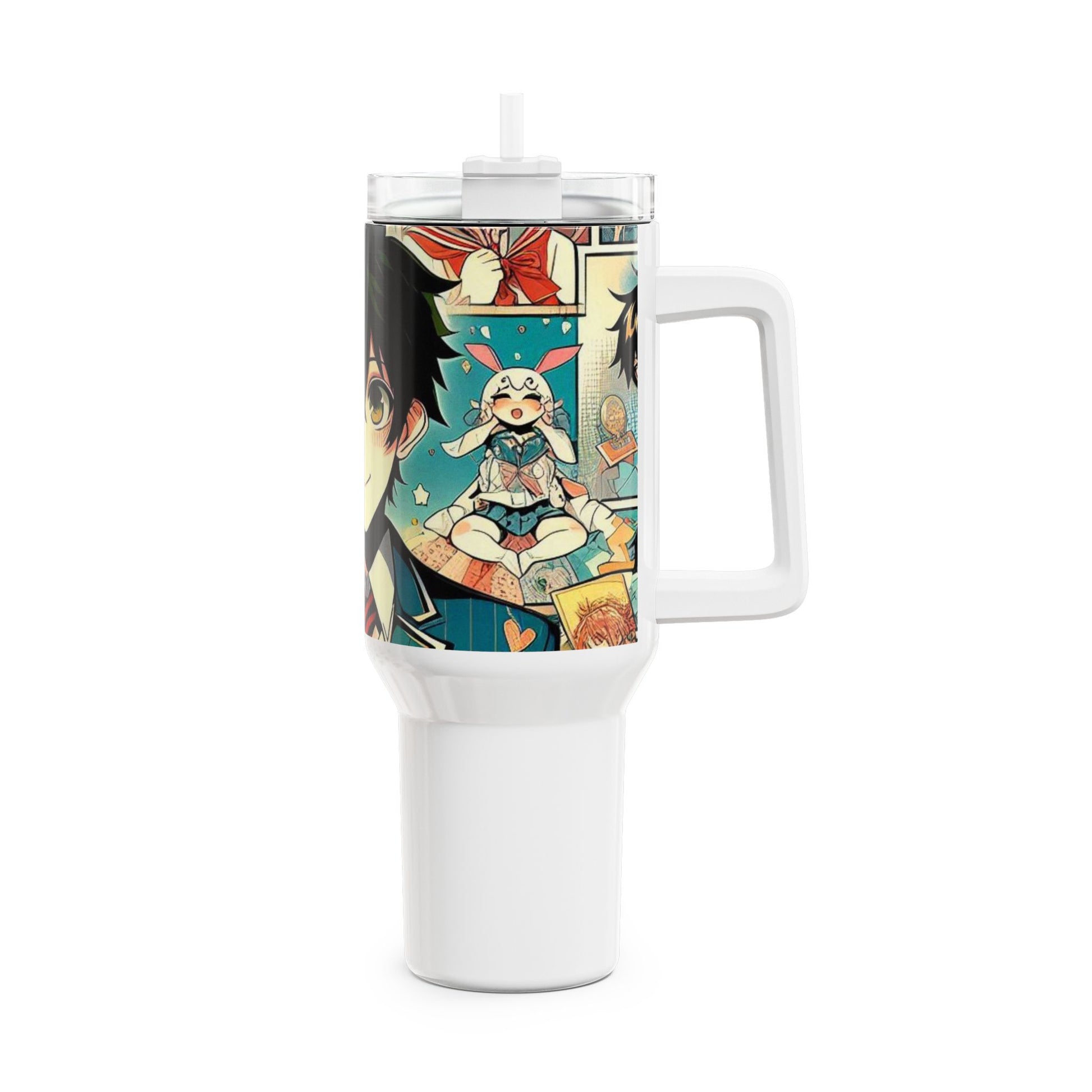 Geek - Stanley cup | Anime and Gamer Drinkware | Colorful Geek Tumbler - custom-made. perfect gift idea. Order yours now and stand out with this exclusive piece!