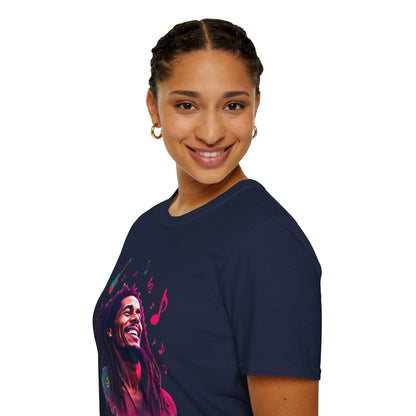 Bob Marley T-Shirt - Vibrant Rasta Revolution