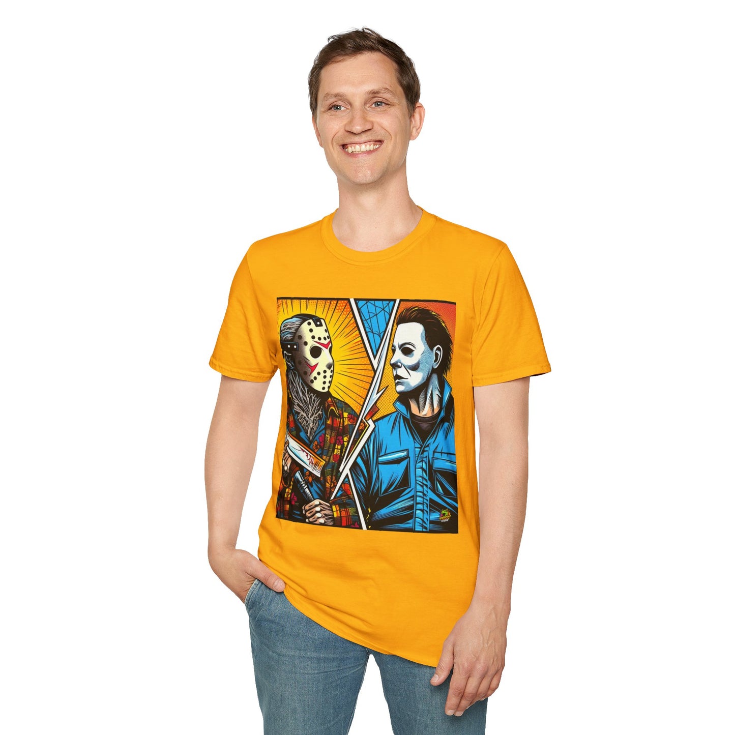 product - Jason & Michael Halloween Shirt | Funny Vintage Horror Tee - premium material. limited stock. Order yours now and stand out with this exclusive piece!