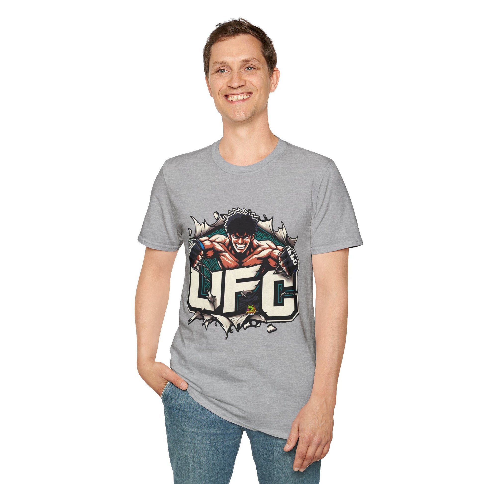 horror-themed apparel - UFC T Shirt | Unleash Fierce Confidence | Motivational UFC Tee Shirts - exclusive artwork. perfect Halloween gift for fans of horror culture. Order yours now and stand out with this exclusive piece!