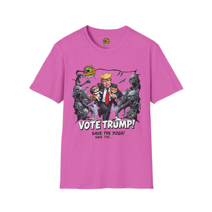 They're - They're Eating the Dogs Shirt | Trump Election Meme T-Shirt | Funny Election Graphic Tee - custom-made. perfect gift idea. Order yours now and stand out with this exclusive piece!