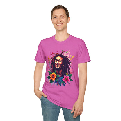 Bob Marley T-Shirt - One Love Harmony - VibroPrint Studio