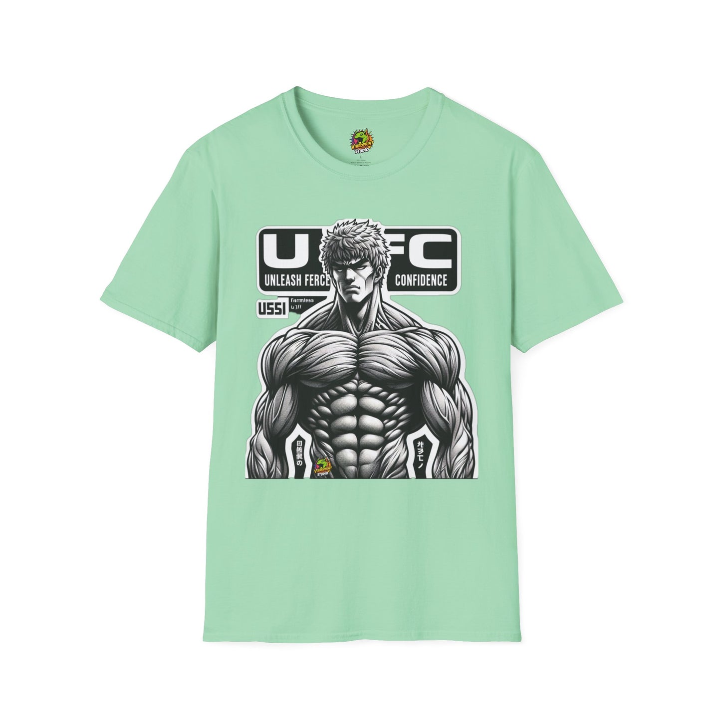 UFC T Shirt | Unleash Fierce Confidence | UFC Tee Inspired by Baki Anime T Shirt for Fitness Lovers