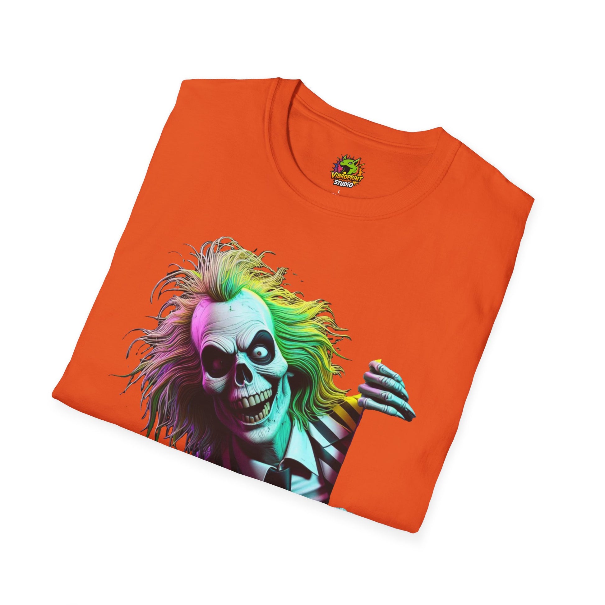 Tee - Beetlejuice Shirt | Spooky Halloween Tee for Men & Women | Beetlejuice Graphic T-Shirt | Perfect Halloween Gift - custom-made. perfect gift idea. Order yours now and stand out with this exclusive piece!