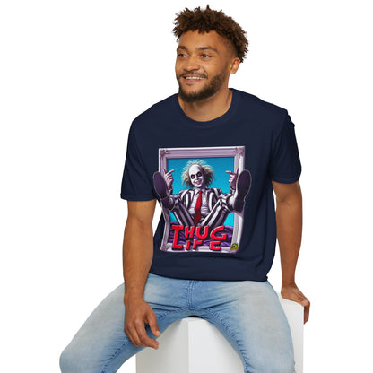 high-quality - Beetlejuice Shirt | Thug Life Halloween Graphic T-Shirt | Funny Beetlejuice Tee - premium material. perfect gift idea. Order yours now and stand out with this exclusive piece!