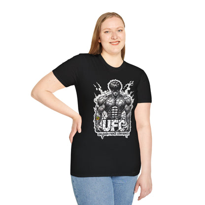 Shirt - UFC T Shirt | Unleash Fierce Confidence | UFC Tee with Baki Anime Inspiration for Athletes - premium material. perfect gift idea. Order yours now and stand out with this exclusive piece!