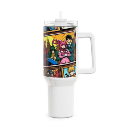 and - Stanley cup | Geek Themed Drinkware for Anime and Cartoon Fans | Colorful Tumbler - custom-made. perfect gift idea. Order yours now and stand out with this exclusive piece!