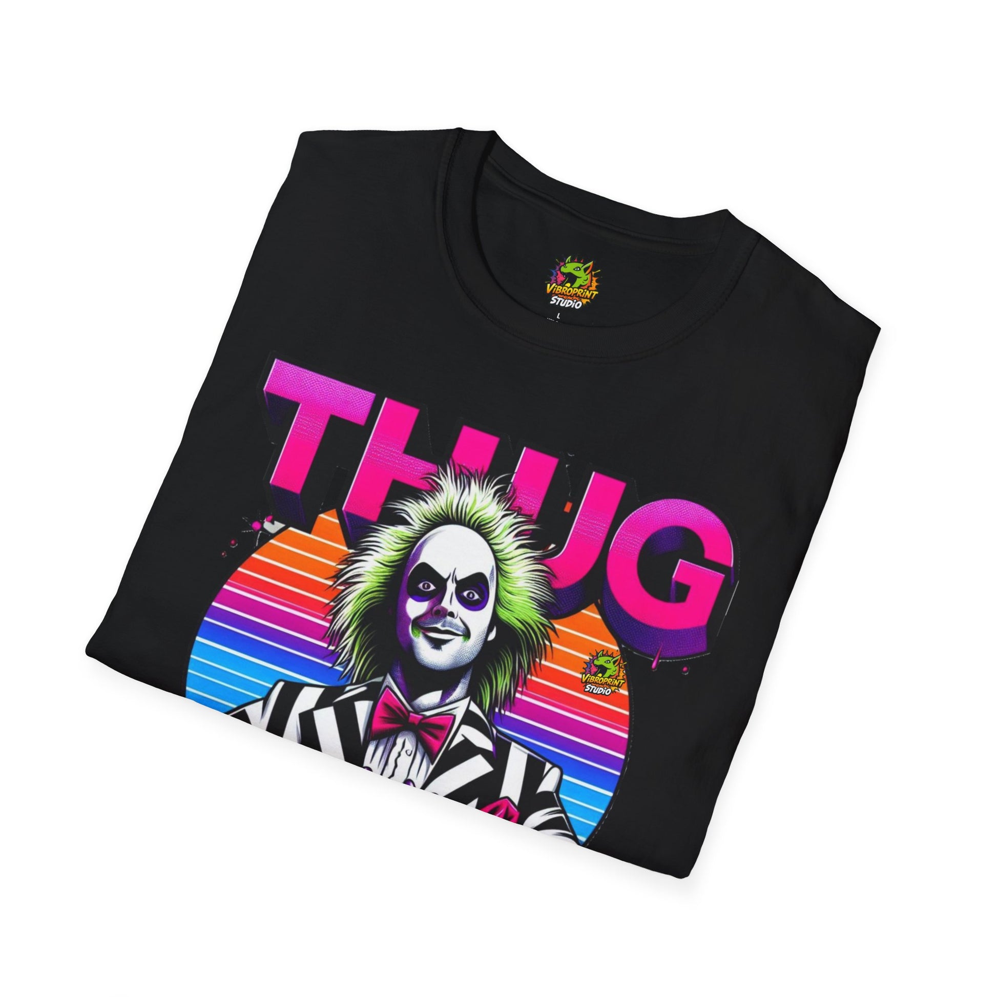 | - Beetlejuice Shirt | Thug Life Inspired T-Shirt | Halloween Horror Graphic Tee | Funny Beetlejuice Shirt - custom-made. limited stock. Order yours now and stand out with this exclusive piece!