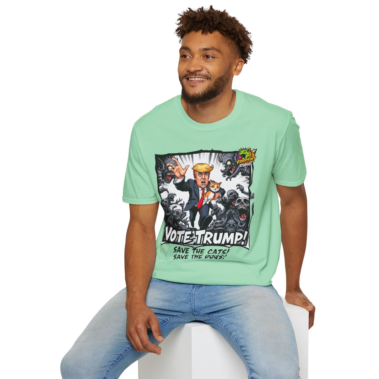 They're Eating the Dogs Tee | Satirical Political Humor Shirt | Trump Election Graphic Tee