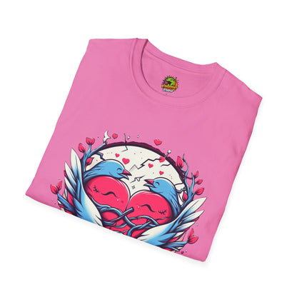 Front: Valentine's Day Unisex Softstyle T-Shirt