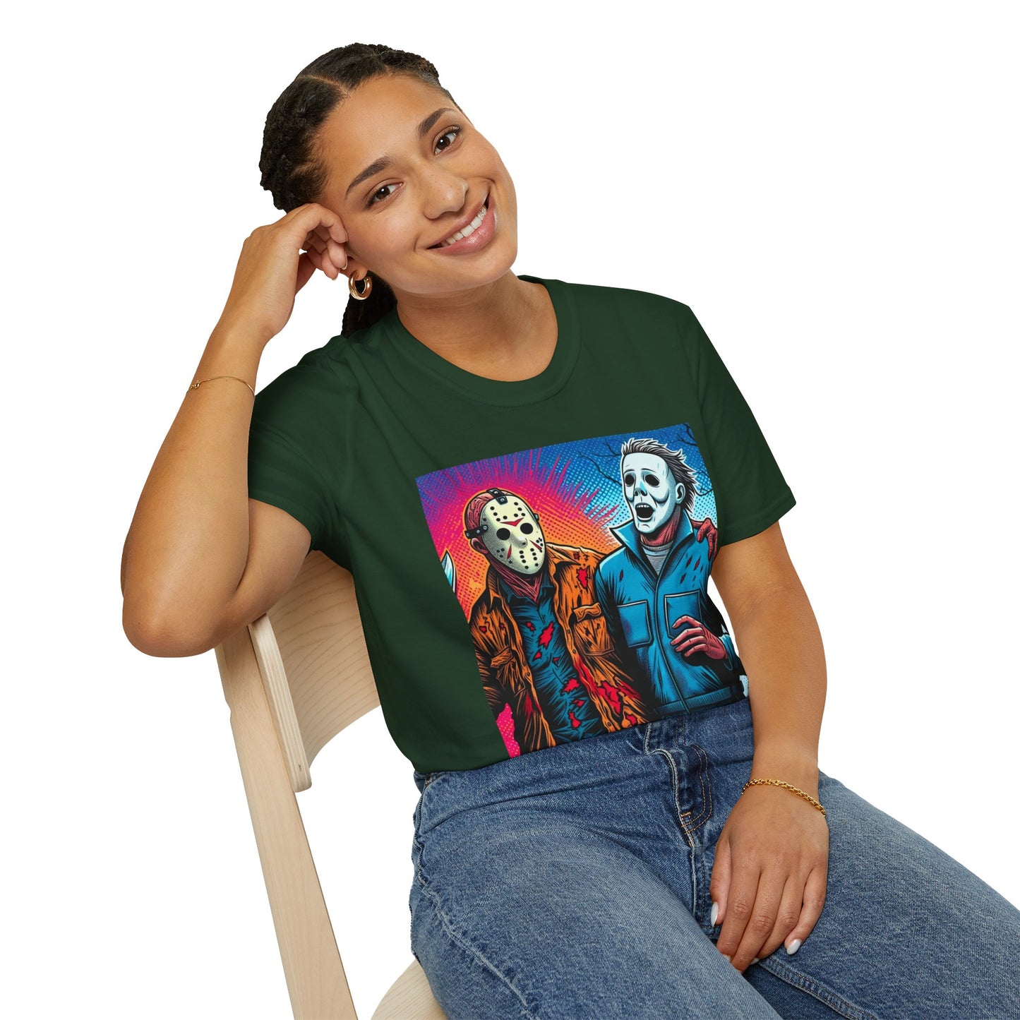 Jason Voorhees & Michael Myers Shirt | Funny Vintage Halloween Tee